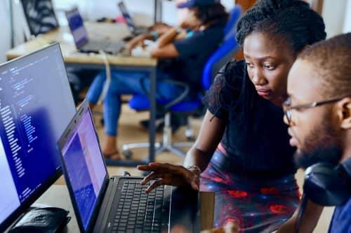 Une candidate utilisant Coach’on Talent